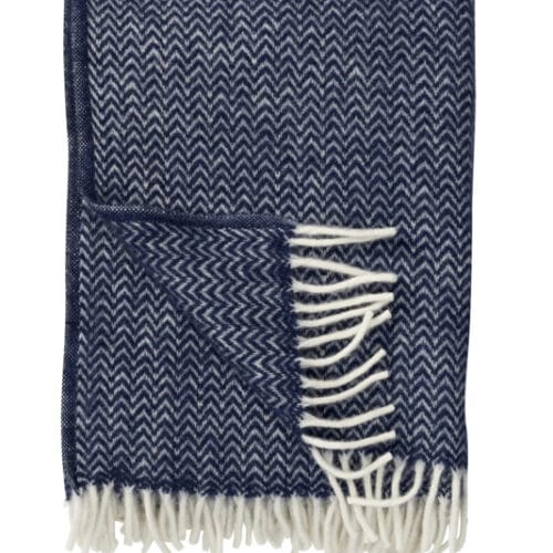 Klippan - Plaid Chevron dark denim