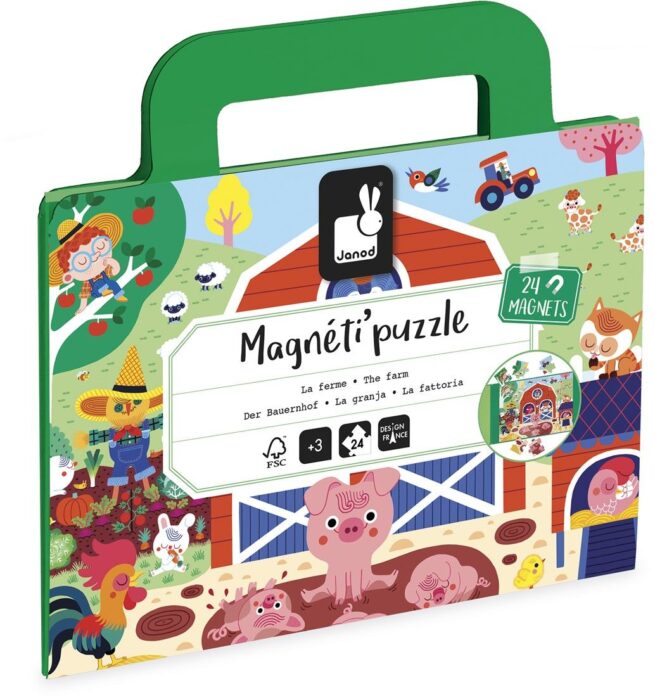 Janod - Magnetische puzzel boerderij