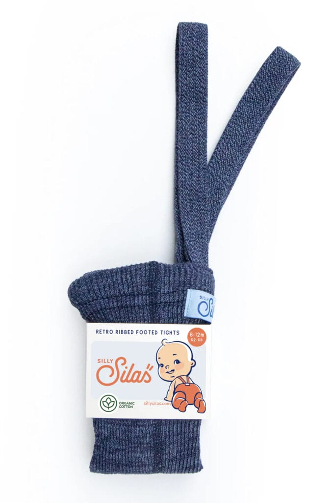 Silly Silas - Maillot met voetjes Denim