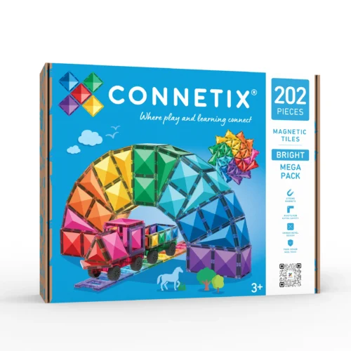 SALE Connetix Magnetic tiles - BRIGHT mega pack