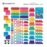 SALE Connetix Magnetic tiles - BRIGHT mega pack