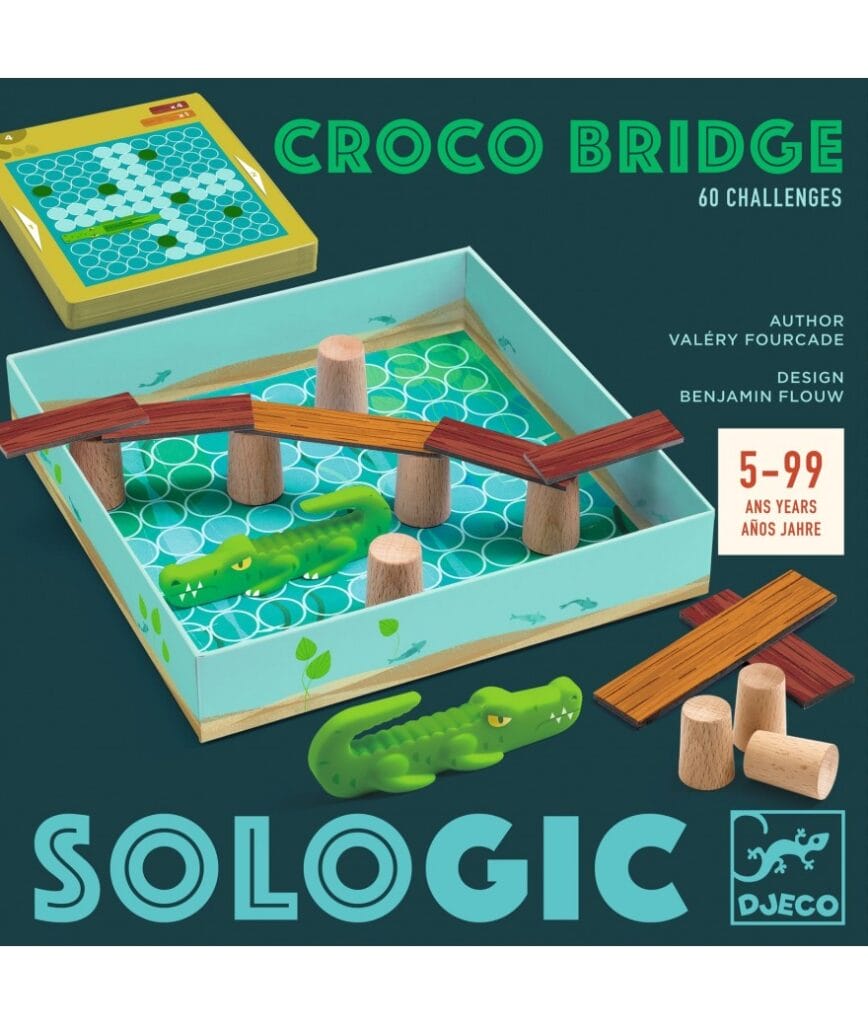 Djeco -  Educatief solospel croco bridge DJ00816