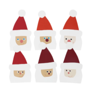 Haba - Knutselset knippen kerstmannetjes