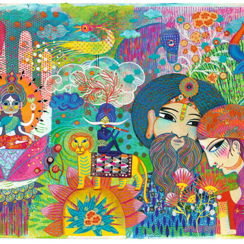 Djeco - Puzzel Magic India 1000 stukjes