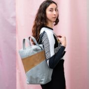 Susan Bijl - Backpack Grey Camel