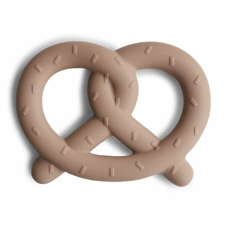 Mushie - Bijtring pretzel
