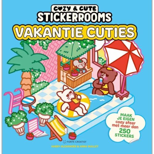 Cozy & Cute stickerrooms - Vakantie cuties
