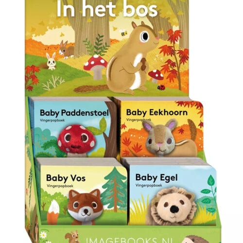 Vingerpopboekje bosdieren