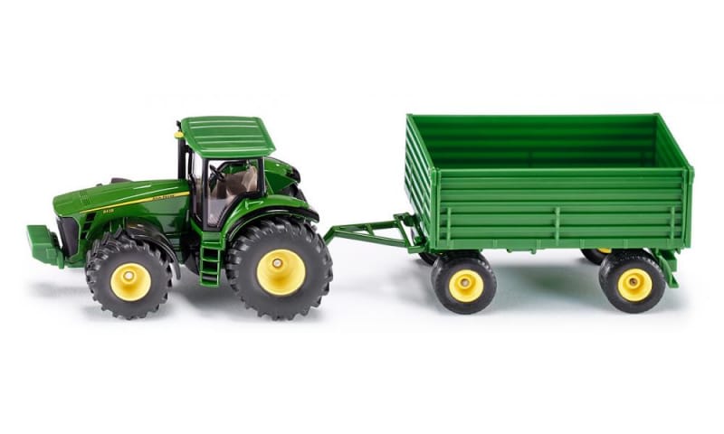 Siku - John Deere tractor + kieptrailer 8430 1:50