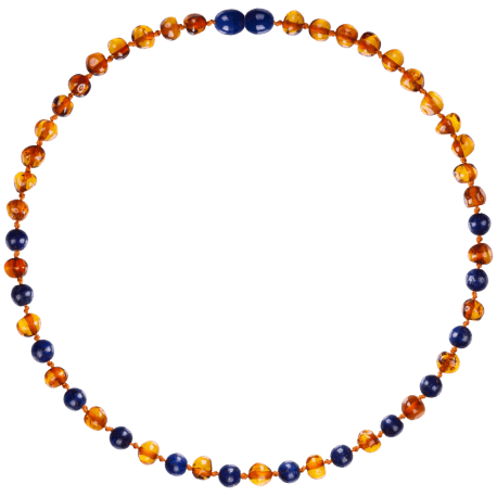 Barnsteen ketting kind - Lapis lazuli