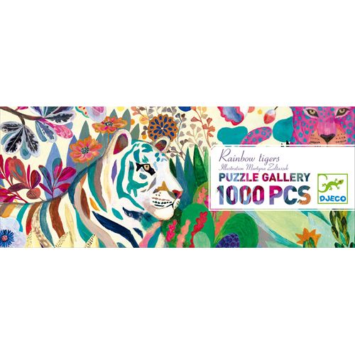 Djeco - Puzzel Rainbow tiger 1000 stukjes DJ07647