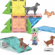 Magnatiles - Puppy Park 27-Piece Set