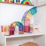 SALE Connetix Magnetic tiles - PASTEL mini pack 32 piece