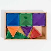 SALE Connetix Magnetic tiles - RAINBOW mini pack 24 piece