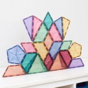 SALE Connetix Magnetic tiles - PASTEL shape expansion pack 48 piece