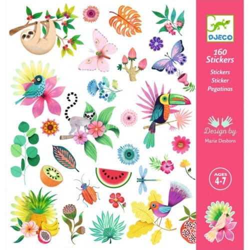 Djeco - Stickers, het paradijs