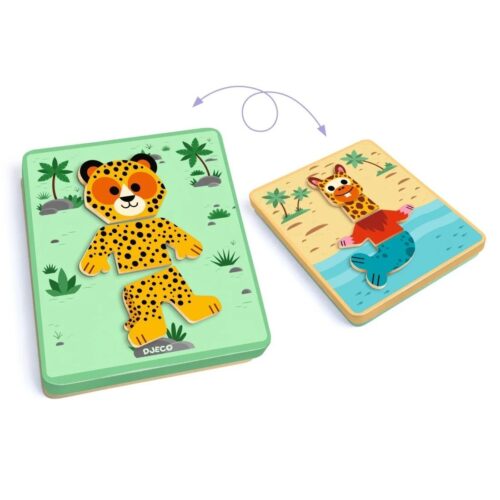 Djeco - magneetdieren mix match