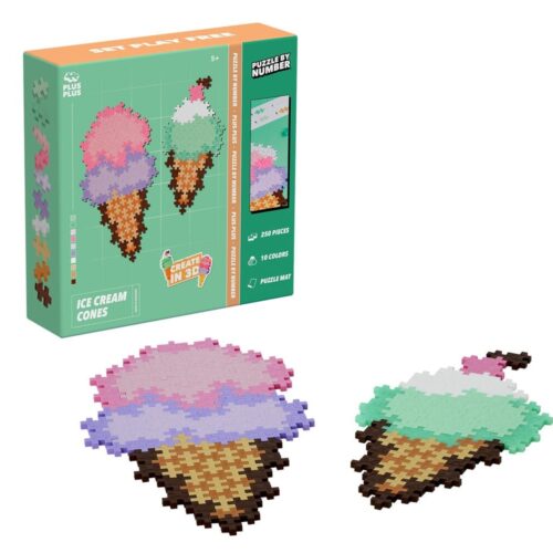 Plus plus - Puzzle by number ijsjes