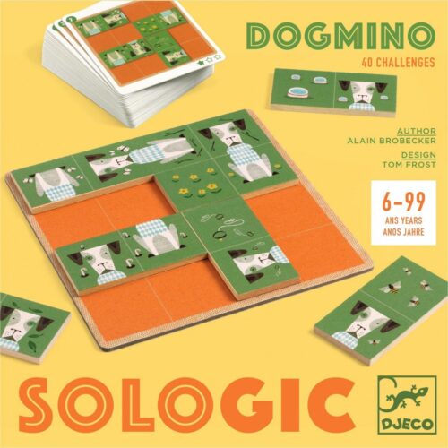 Djeco - Educatief solospel Dogmino