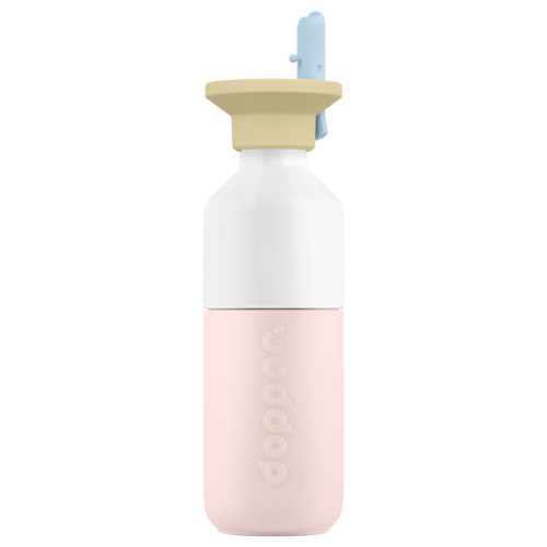 NEW Dopper - Soft pink X Flipstraw sunny sorbet