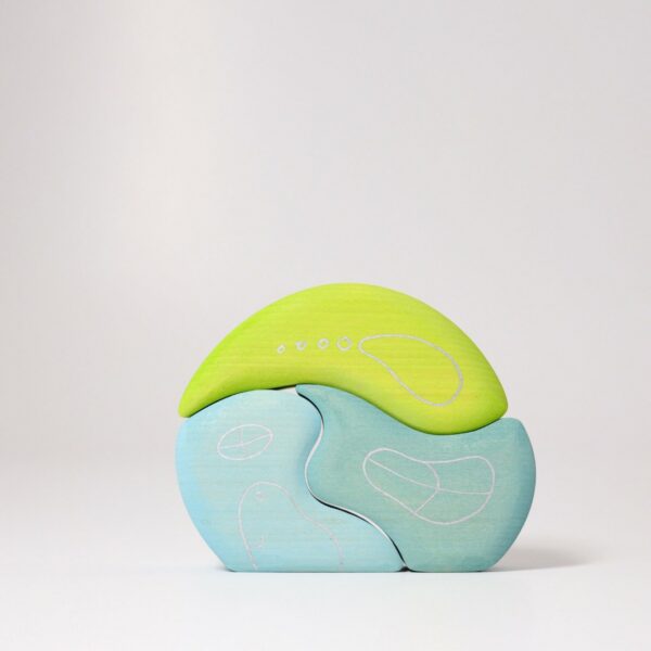 Grimms - Kabouterhuis blauw/groen