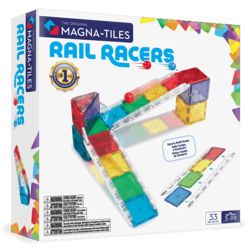 Magnatiles - Rail Racers 33-Piece Set