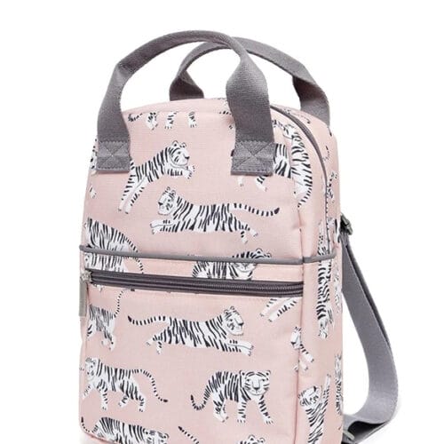 Petit Monkey - Rugzak S Tijgers roze 29 cm