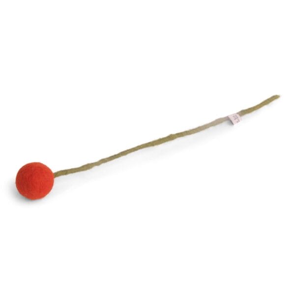 Gry & Sif - Vilten bloem craspedia bright orange