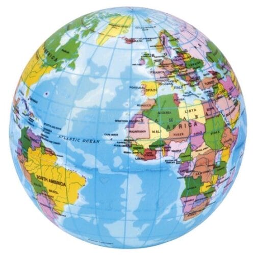 Moses - Anti stress bal wereldbol