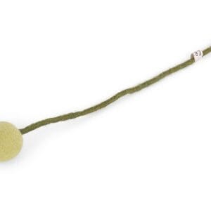 Gry & Sif - Vilten bloem craspedia lime