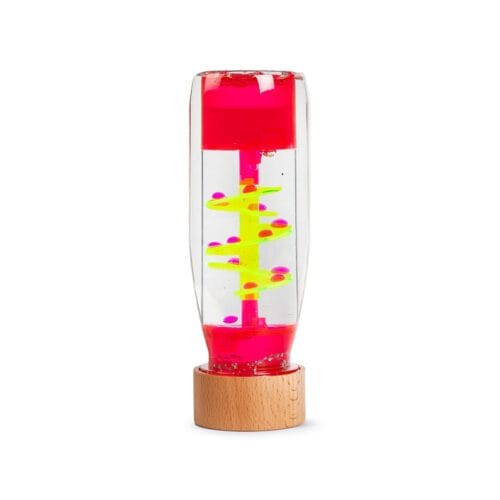 Petit boum - Sensorische fles spiraal roze