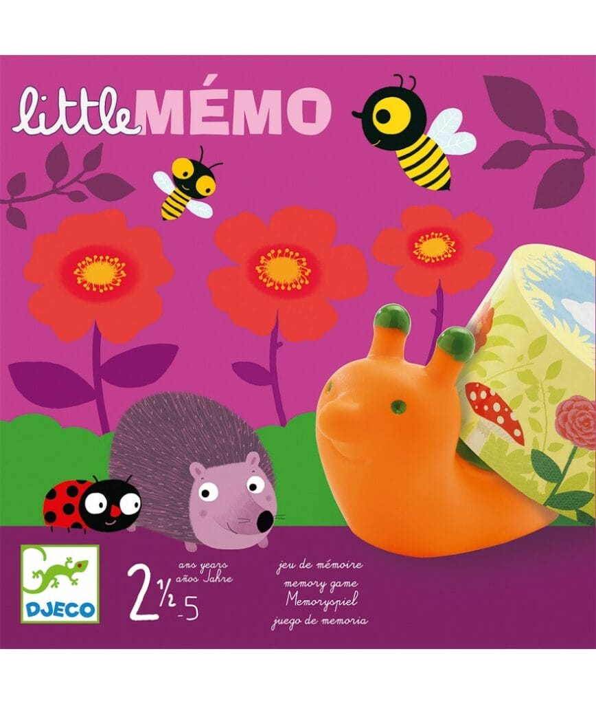 Djeco - Little memo egel en slakje