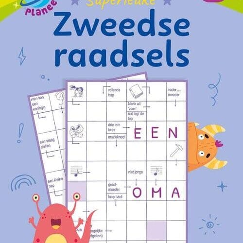 Deltas - Superleuke Zweedse raadsels 7-9 jaar paars