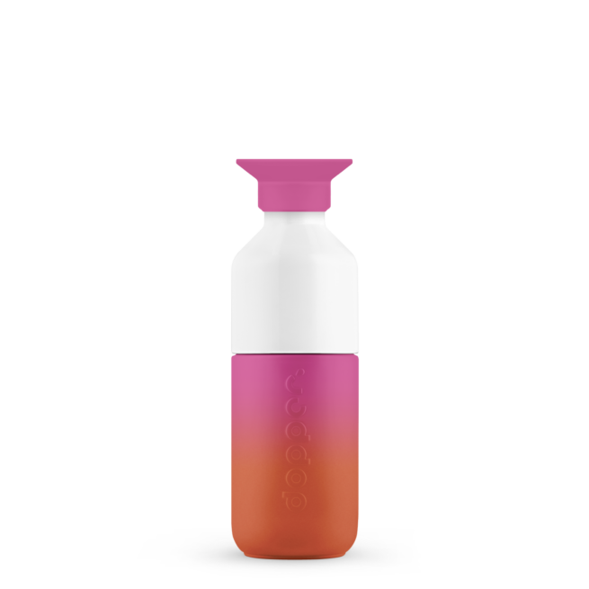 NEW Dopper - Steel Sunset pink 350ml