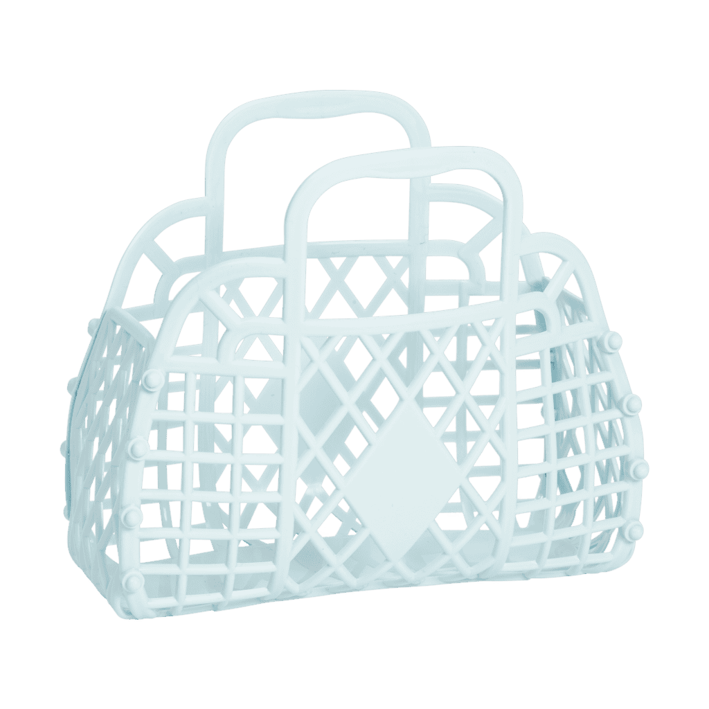 Sunjellies - Retro basket mini blue