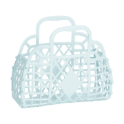 Sunjellies - Retro basket mini blue