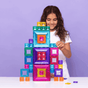 SALE Connetix Magnetic tiles - BRIGHT portal pack