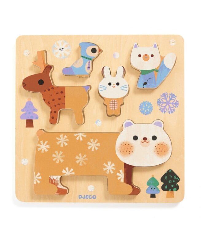 Djeco - Puzzel WoodyStack (1 jaar)