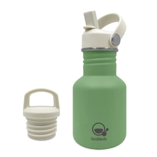 Smikkels - RVS drinkfles groen 350ml