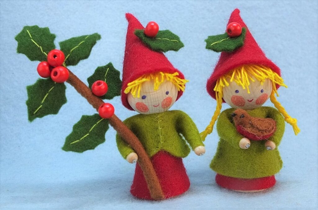 Pippilotta - Viltpakketje kerstkaboutertjes