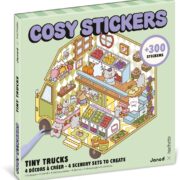 Janod - Cosy stickers tiny trucks 14+