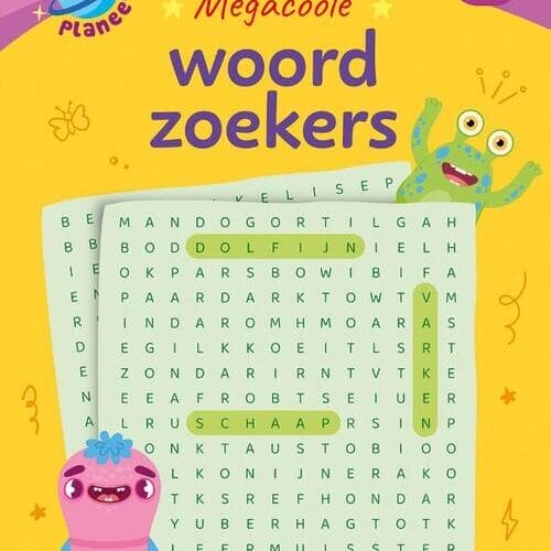 Deltas - Megacoole Woordzoekers 9-11 jaar geel
