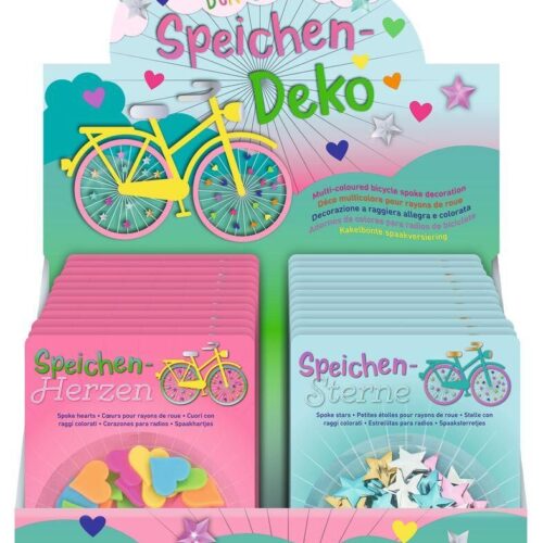 Moses - Spaakkralen metallic hartjes/sterretjes