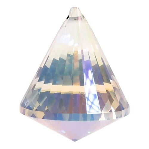 Regenboogvanger kegel parelmoer kristalhanger