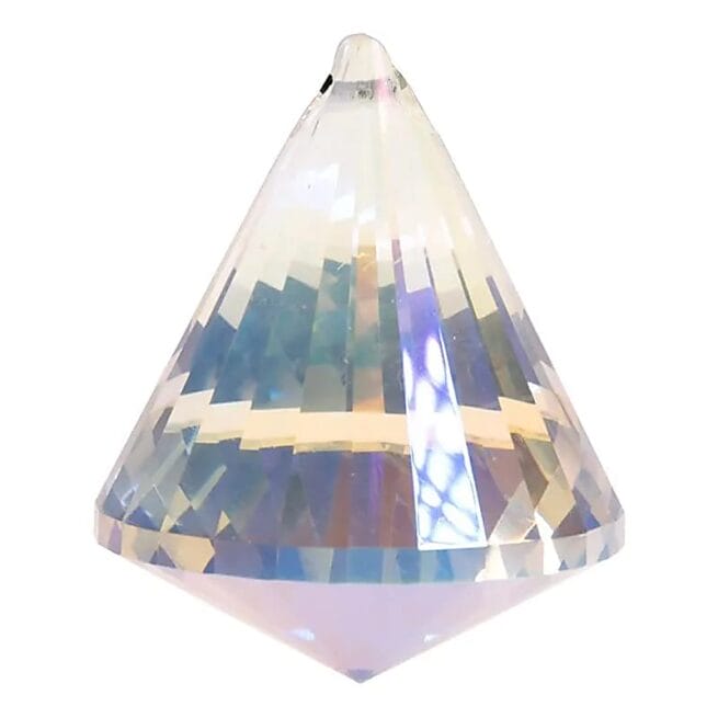 Regenboogvanger kegel parelmoer kristalhanger
