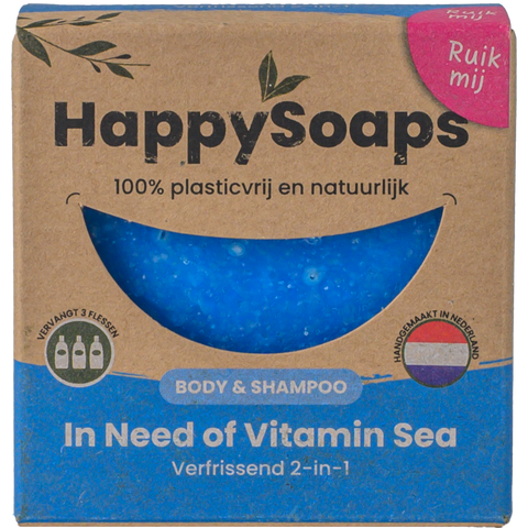 HappySoaps - Body&Shampoo bar - In need of Vitamin Sea