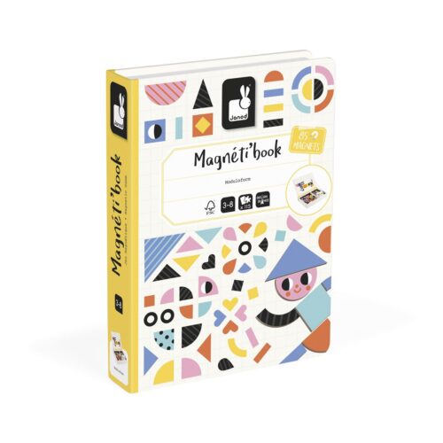 Janod - Magneetboek moduloform tangram