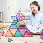 SALE Connetix Magnetic tiles - PASTEL shape expansion pack 48 piece