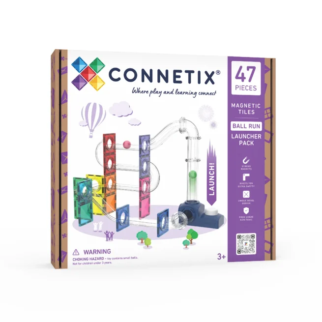 SALE Connetix Magnetic tiles - Ball run launcher