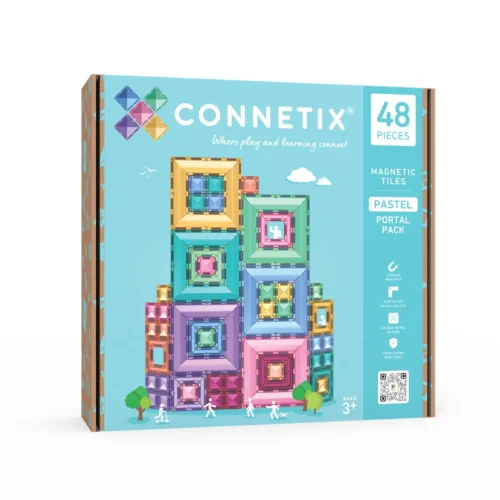 SALE Connetix Magnetic tiles - Pastel portal pack